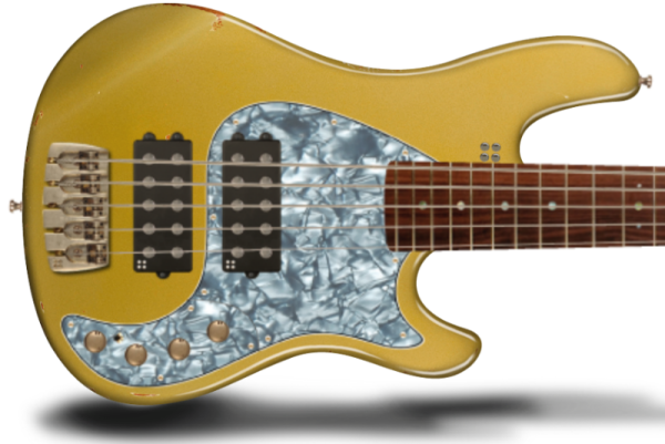 Sandberg California II VM2-5 Pickguard, Blackpearl